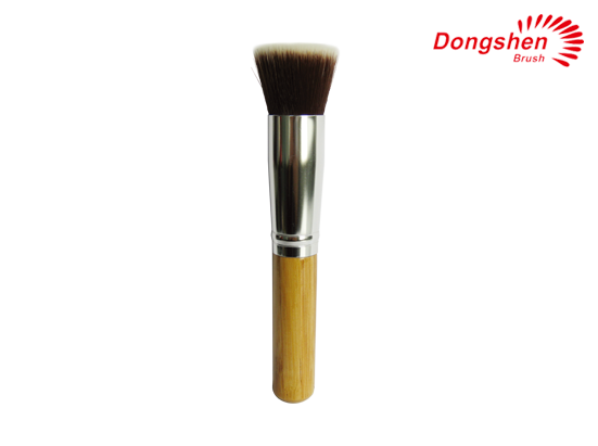sythetic hair flat top foundation makeup brush