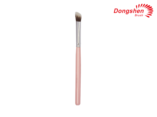Pink handle synthetic hair angled eyeshaow brush brush