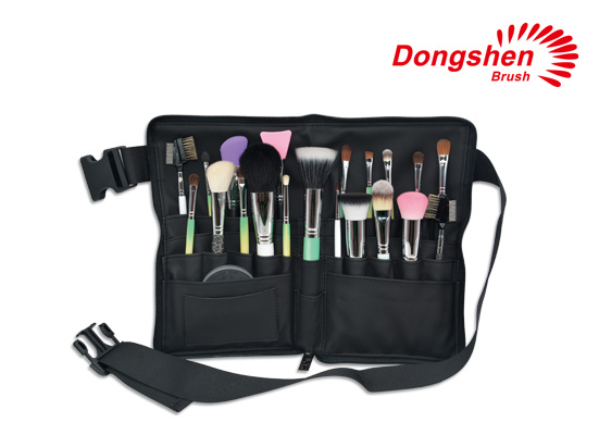 Makeup brush belt cosmetic bags