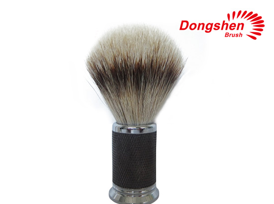 Metal Handle With Silvertip Badger Hair Shaving Brush