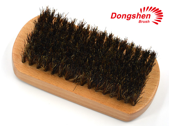 Wooden Square Bristle Hair Beard Brush