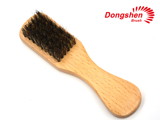 Long Handle wooden Bristle Hair Beard Brush