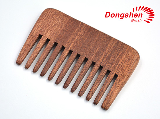 Mens wooden Hair And Beard Comb